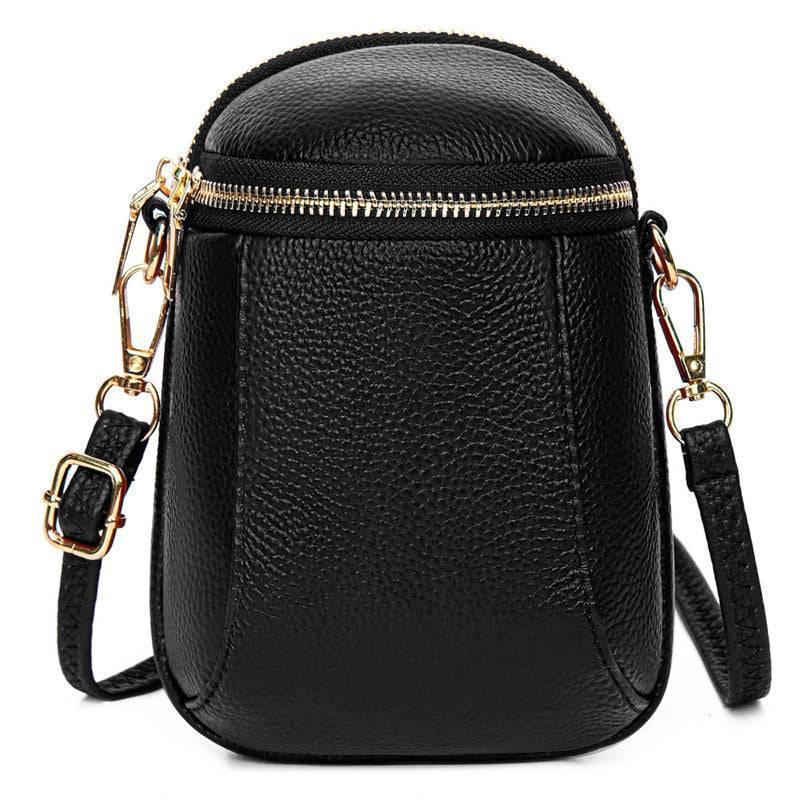 Kvinders Crossbody Taske Vegansk Læder Kompakt Design