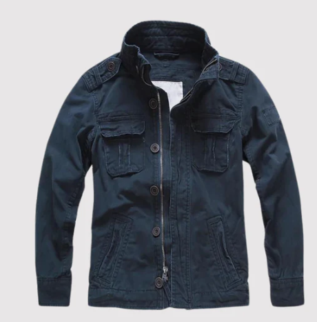 Dame Denim Jakke Retro Med Flere Lommer Casual Stil