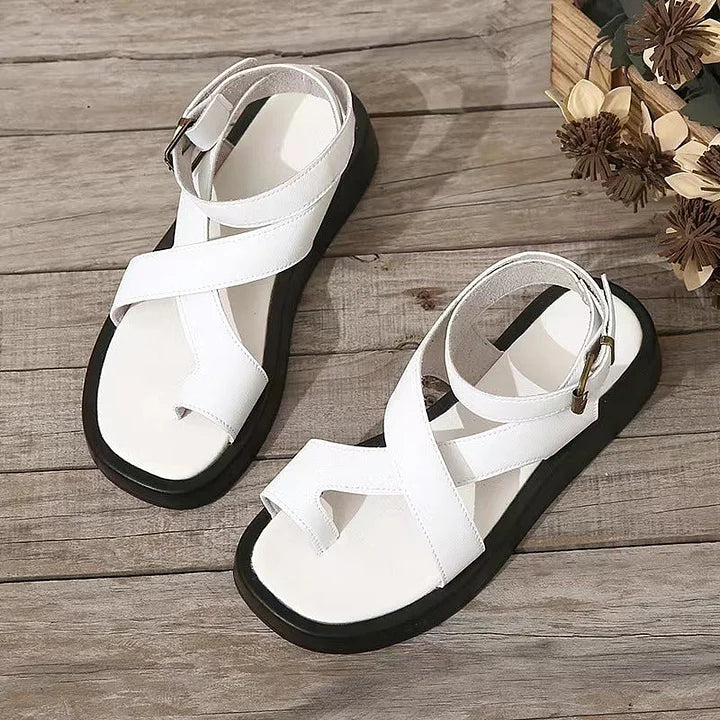 Dame Gladiator Sandaler i Tykt Design Syntetisk Materiale