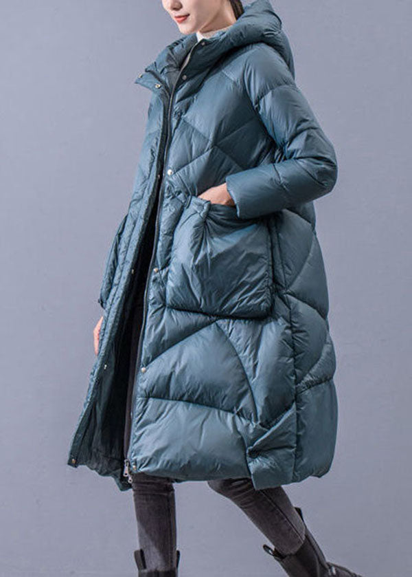 Kvinders Oversize Puffer Jakke med Lynlås