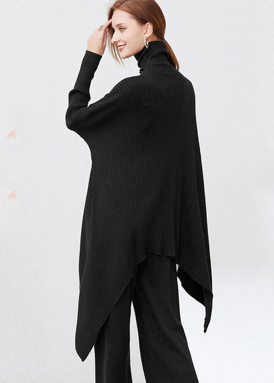 Kvinders Oversize Trøje med Asymmetrisk Design