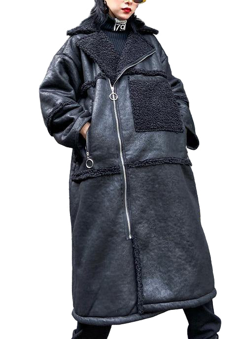 Kvinders Oversized Lange Jakker Vinterfrakke