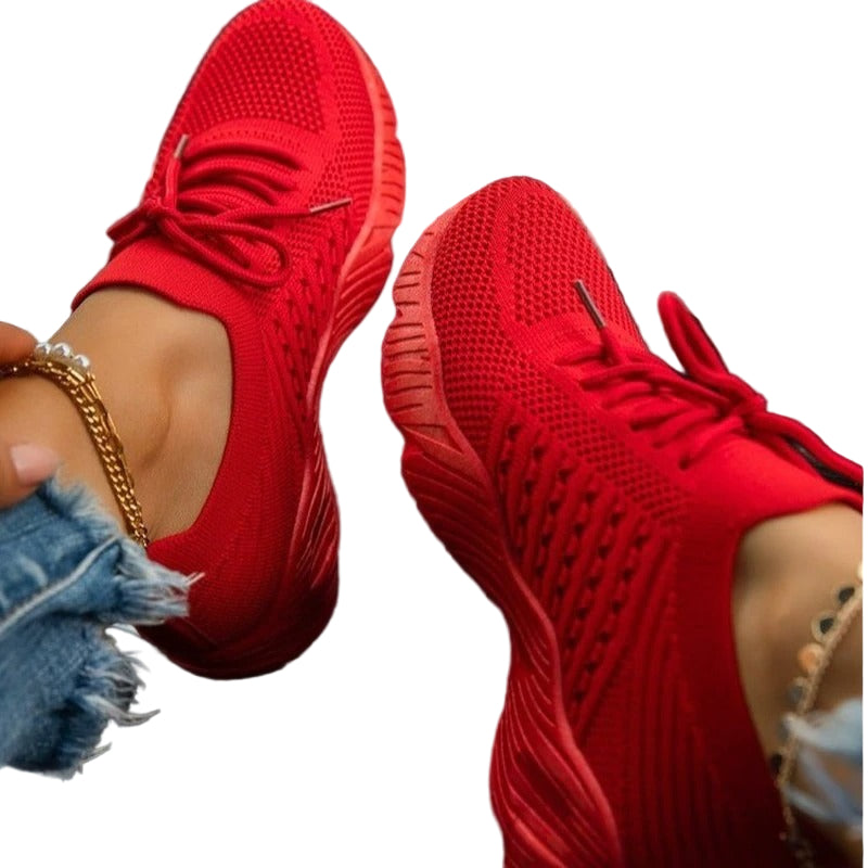 Dame Sneakers Komfortable Trendy
