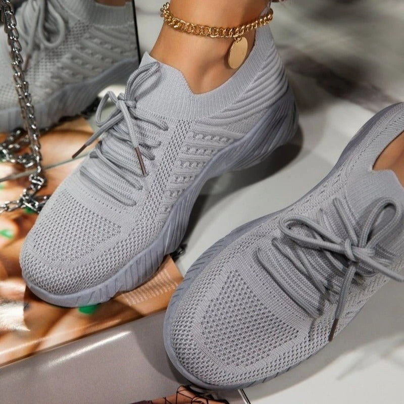 Dame Sneakers Komfortable Trendy