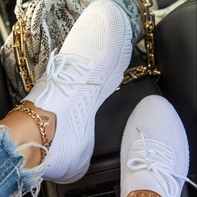 Dame Sneakers Komfortable Trendy