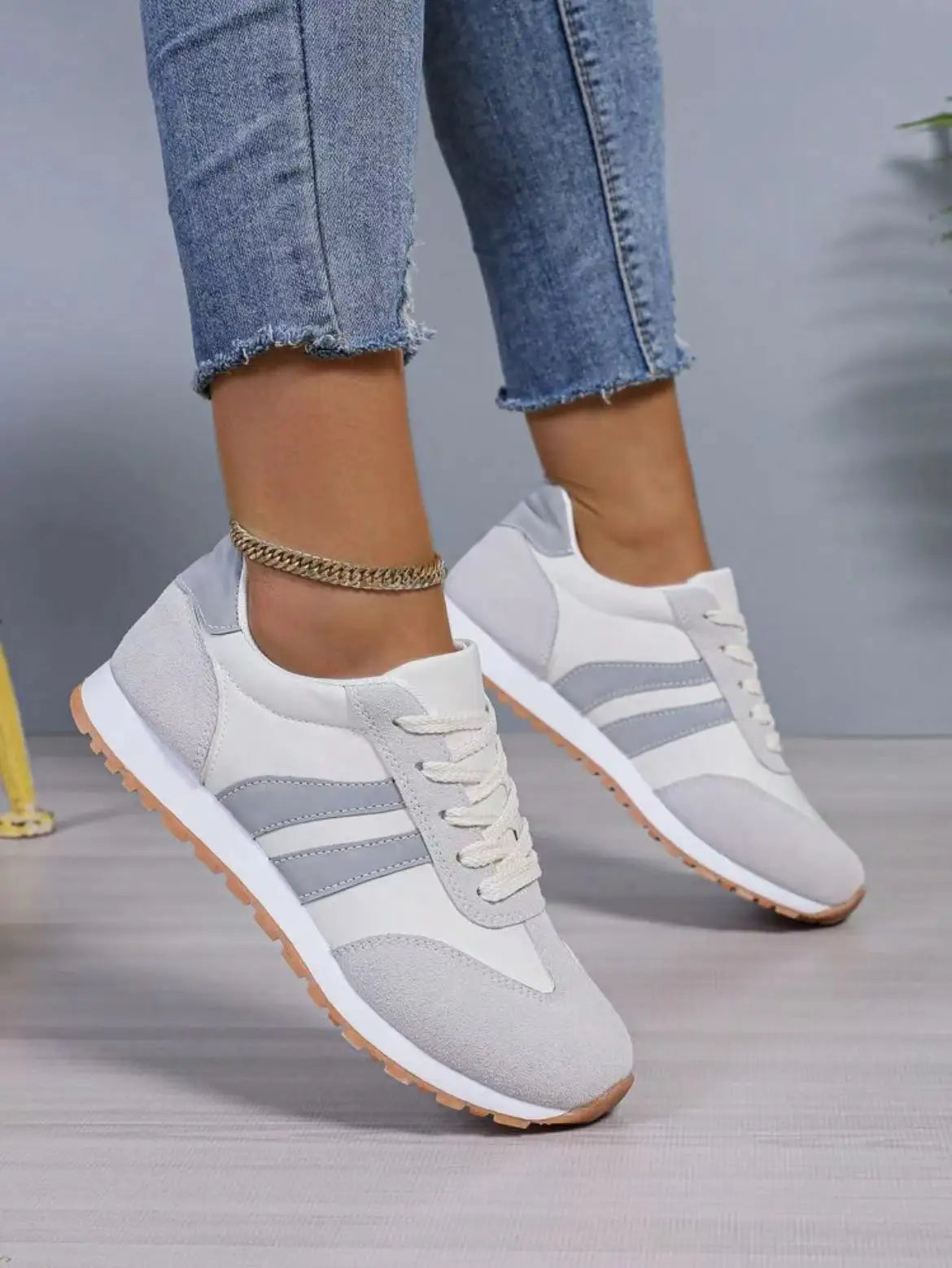 Kvinders Sneakers Lav Top Sporty Stil