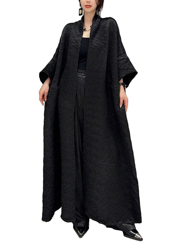 Kvinders Trench Coat med Overdimensionerede Lommer