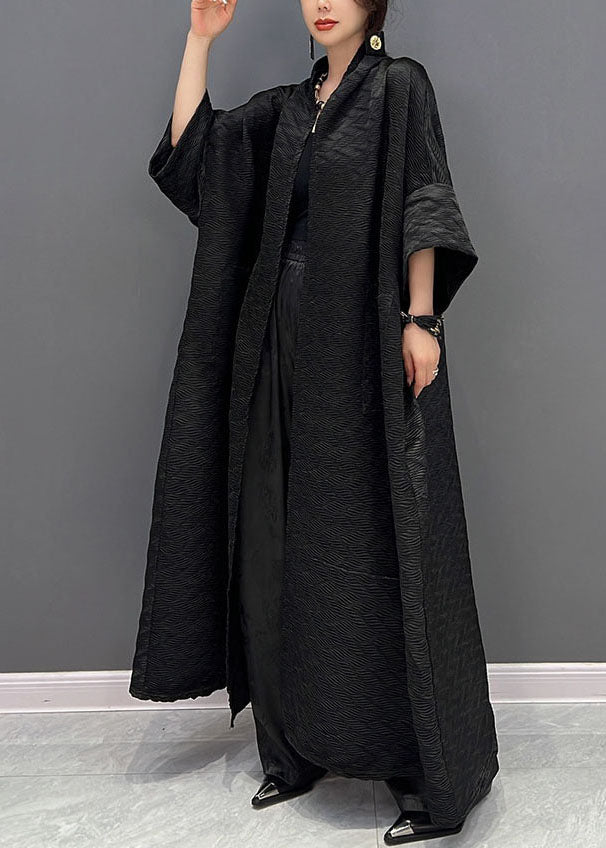 Kvinders Trench Coat med Overdimensionerede Lommer