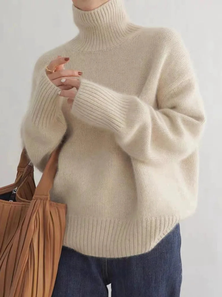 kvinder Turtleneck Trøje med Klassisk Design