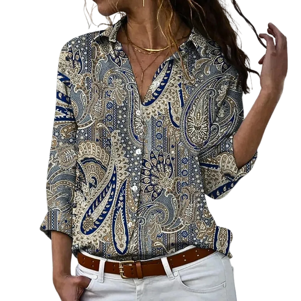 kvinder bluse med stil til efteråret