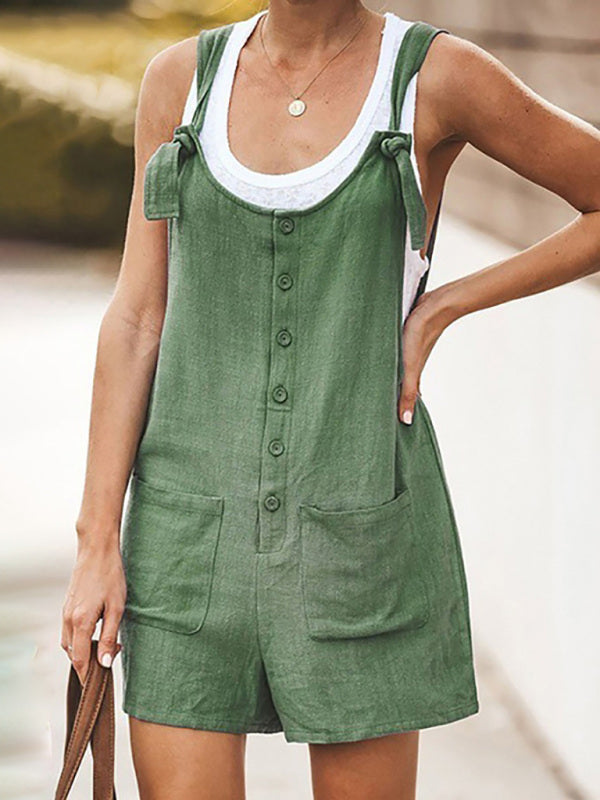 Kvinders Bib Shorts Bohemastil Bomuld