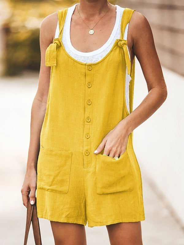 Kvinders Bib Shorts Bohemastil Bomuld