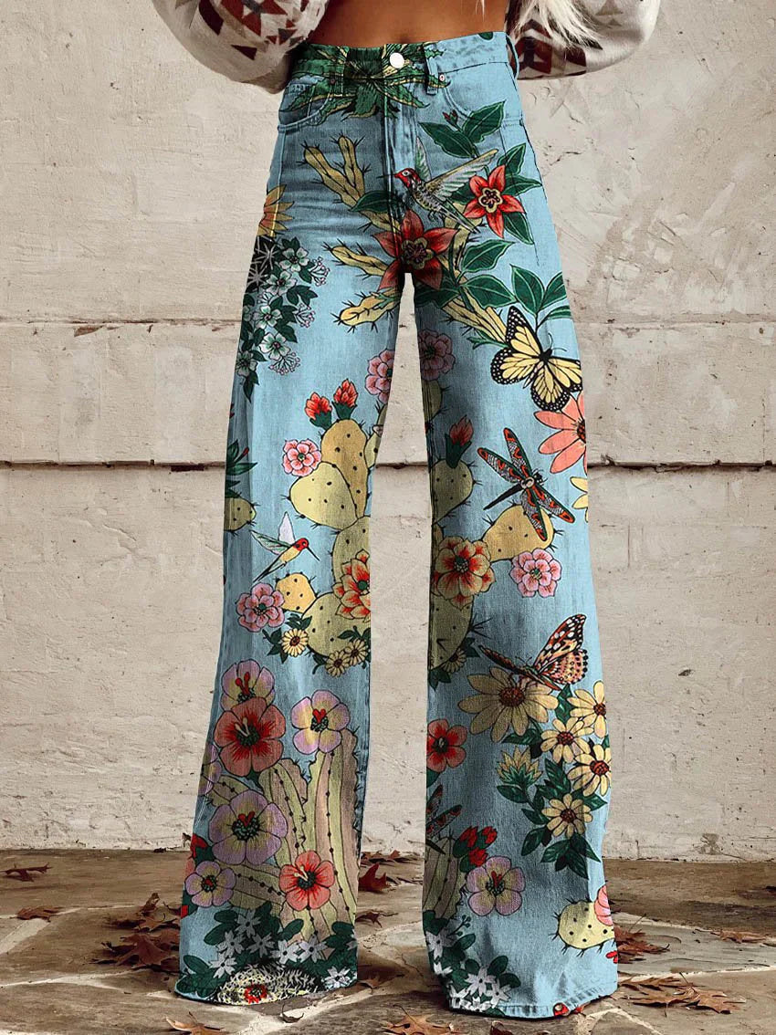 Kvinders Lange Denim Bukser Casual Komfort
