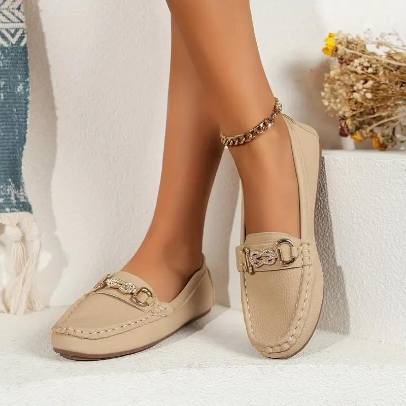 Kvinders Loafers Slip-On Læder