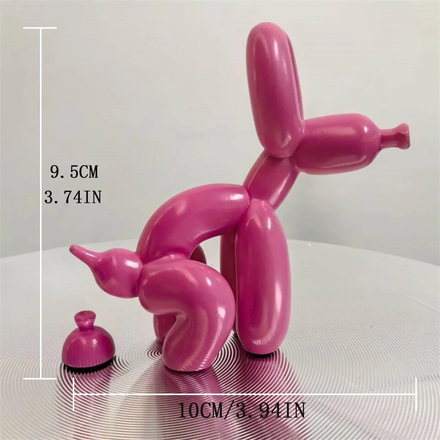 Dekorativ Ballonhund Kunst Accent Dekoration Legende Design