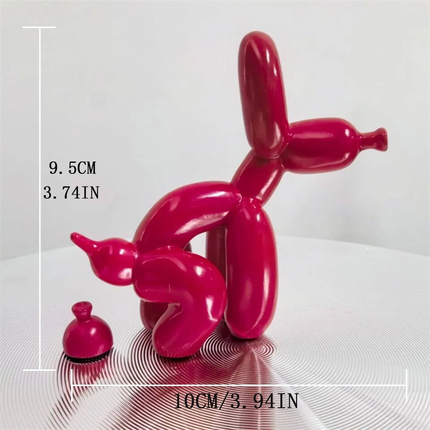 Dekorativ Ballonhund Kunst Accent Dekoration Legende Design