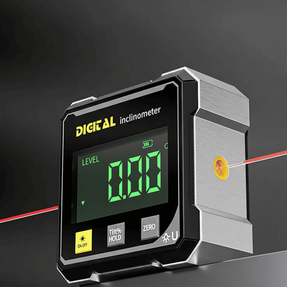 Digital Vinkelmåler med Magnetisk Base