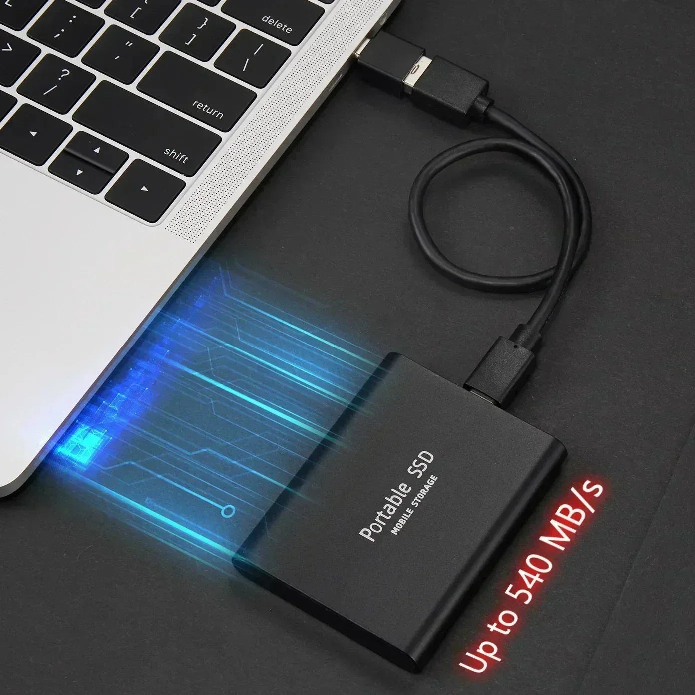 Ekstern SSD-harddisk Kompakt Højhastighedsmodel