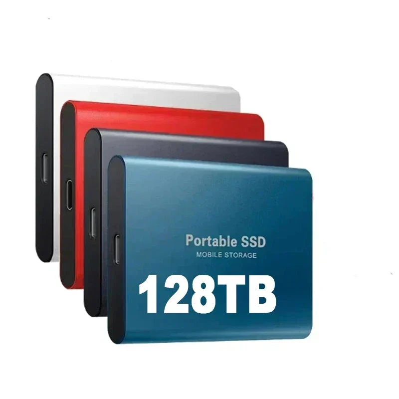 Ekstern SSD 128 TB Kompakt Design