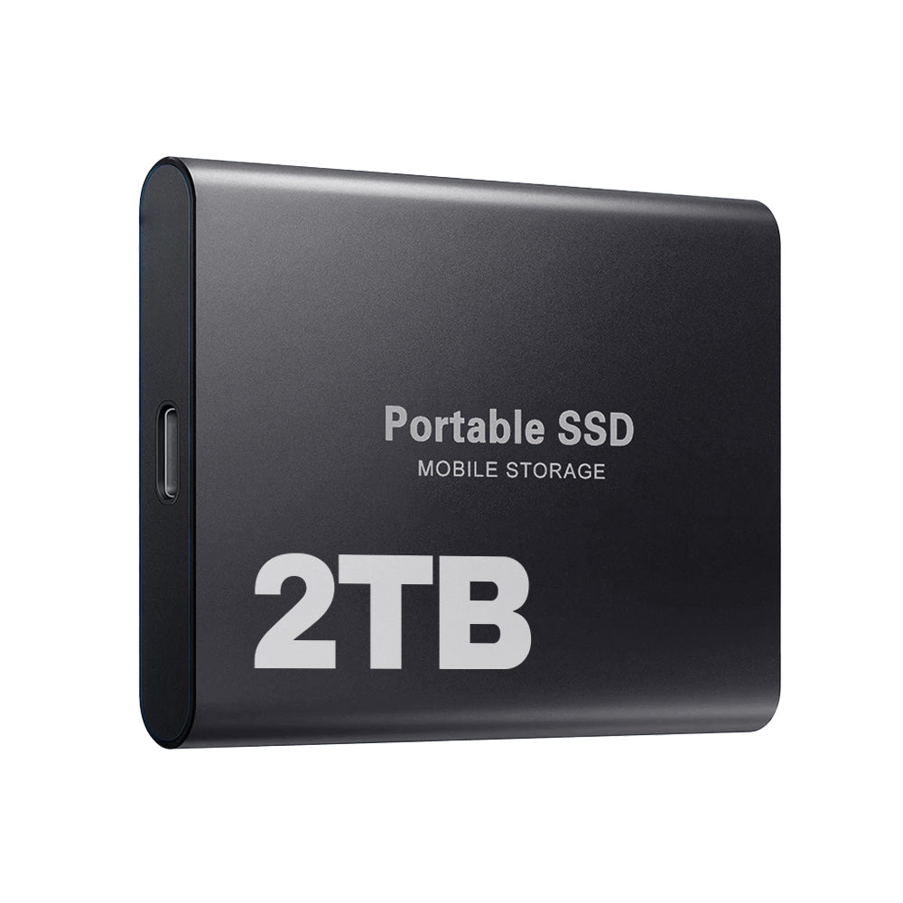 Ekstern SSD 2TB Hurtig USB-C-lagring