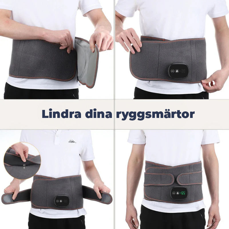 ErgoBelt Varmebælte med Rødt Lys og Vibration