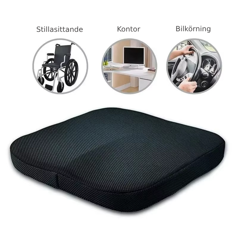 Ergonomisk Sædehynde til Kontor og Bil