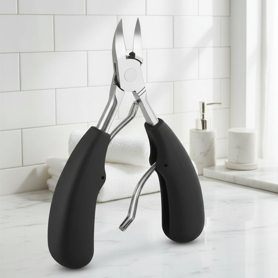 Ergonomisk Tånegleklipper til Tykkede Negle med Skridsikkert Greb