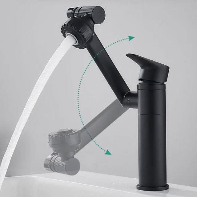 Fleksibel 360° Vandhane med Sprayfunktion til Håndvaske