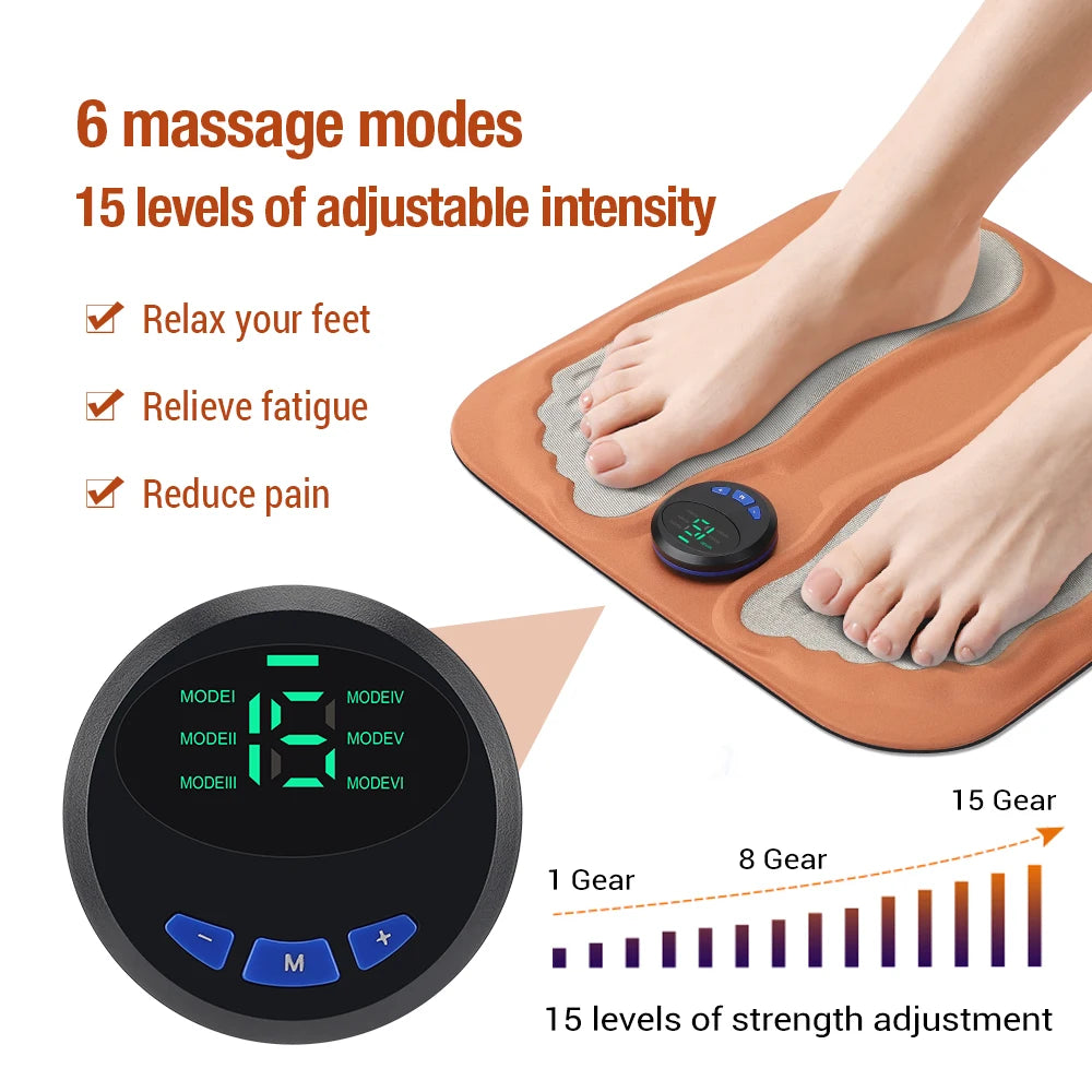 Fodmassagepude 3D Til Hjemmebrug Med Dybdegående Afslapning