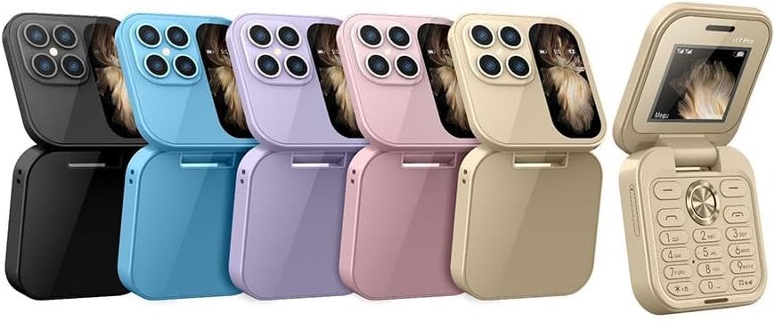 Foldbar Mobiltelefon med Dual SIM og HD Kamera
