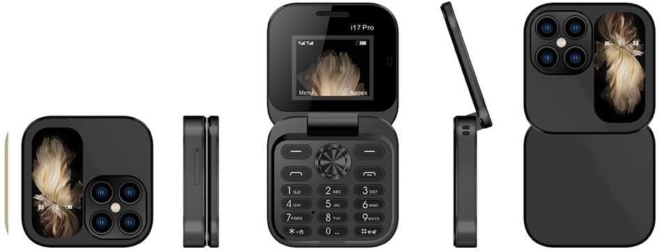 Foldbar Mobiltelefon med Dual SIM og HD Kamera