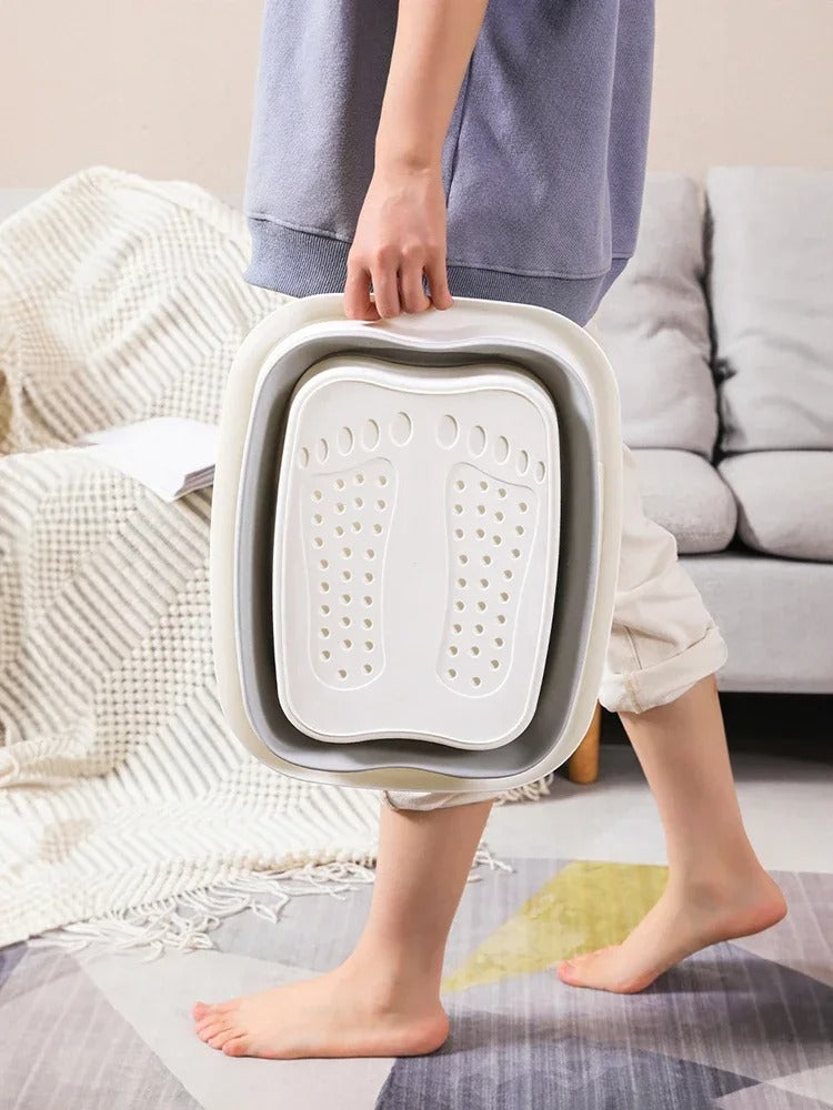 Foldbart Fodbad til Afslapning og Pleje