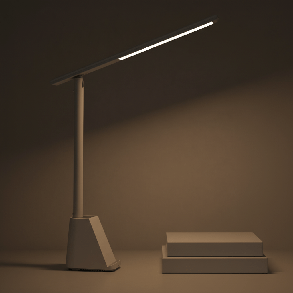 Folding LED Desk Lamp with Dimming Function