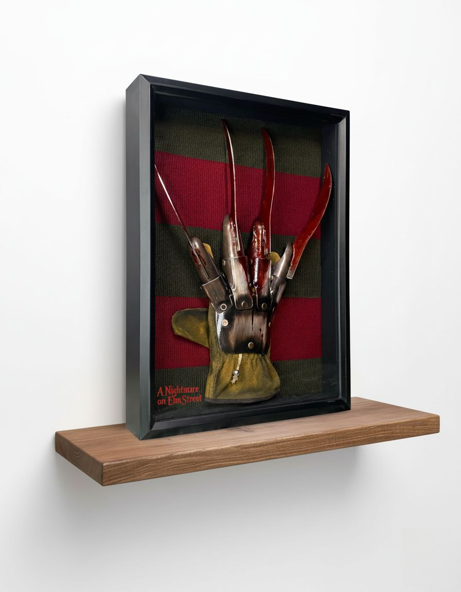 Freddy Krueger Shadow Box Display