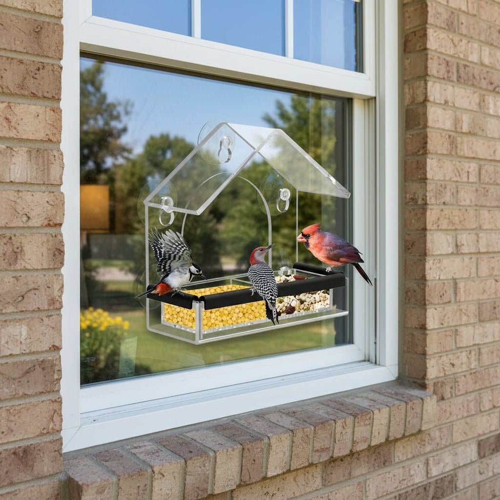 Fuglefoder Automat til Nærbillede Observation