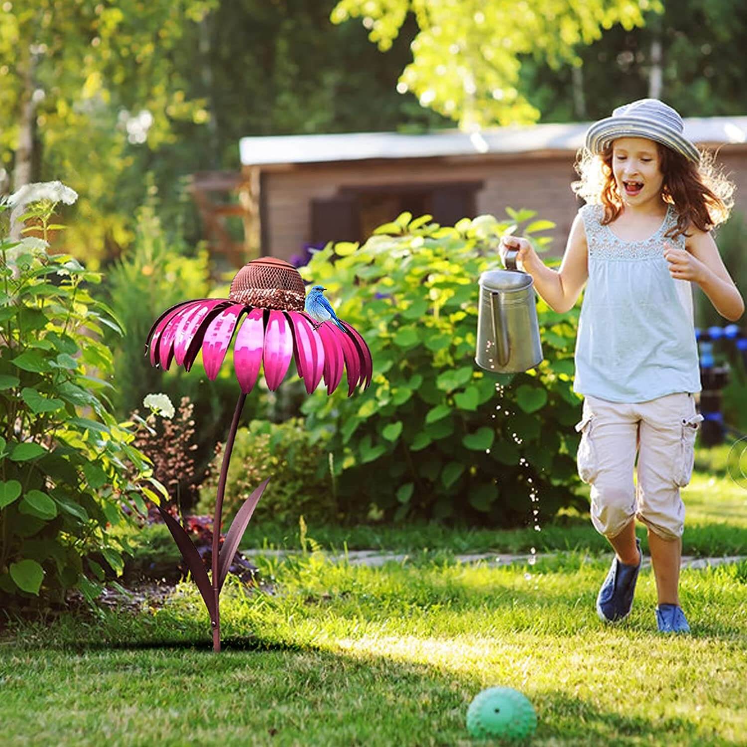 Fuglehus i Blomsterdesign til Haven