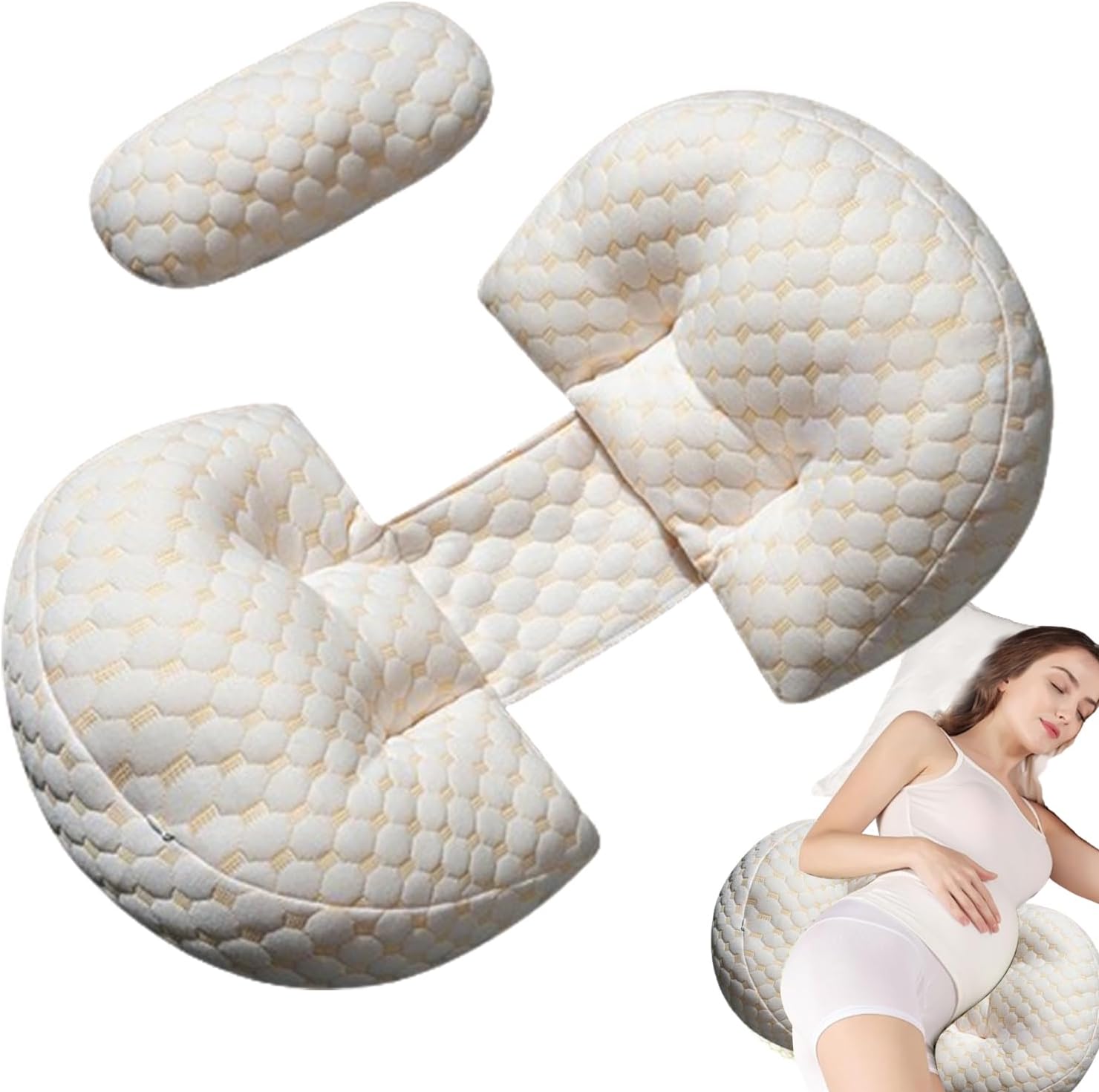 Graviditetspude Ergonomisk Design Til Komfort Under Graviditet
