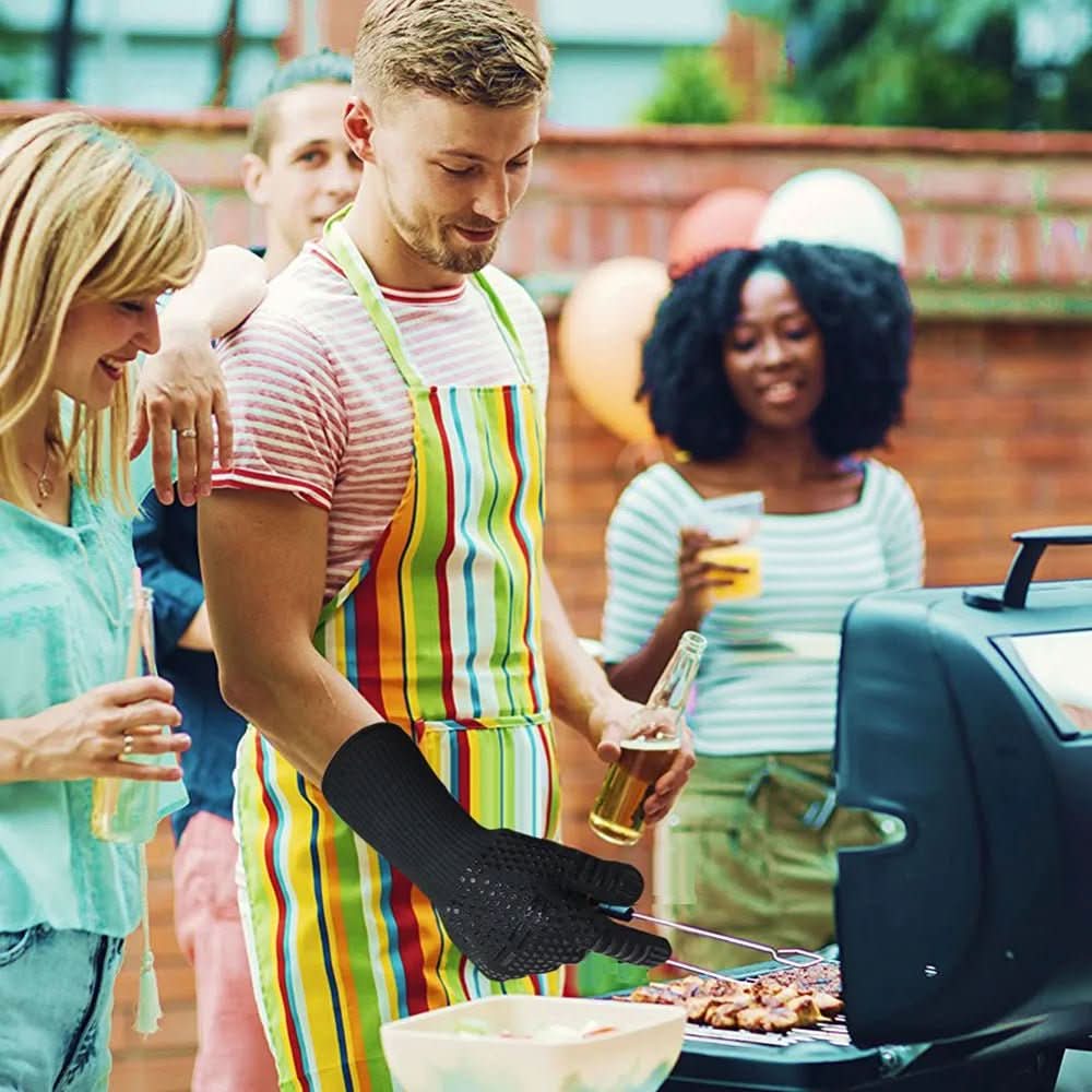Grillhandsker til BBQ med ekstrem varmebestandighed