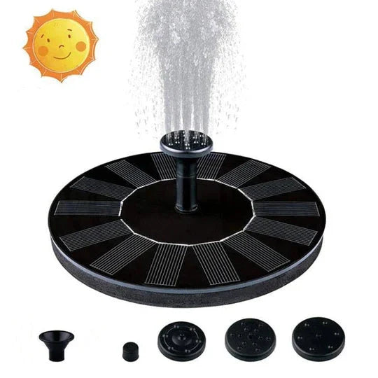 EcoJet - Trådløs Solar Fountain med justerbare spraymuligheder