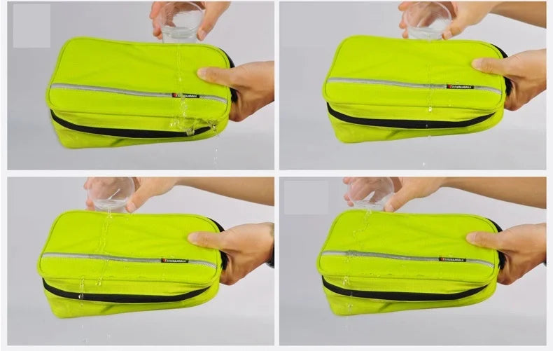 Travelior MaxPack Stor Vandtæt Toilettaske til Mænd & Kvinder | Rejse-Kosmetiktaske | Robust Design & Meget Plads
