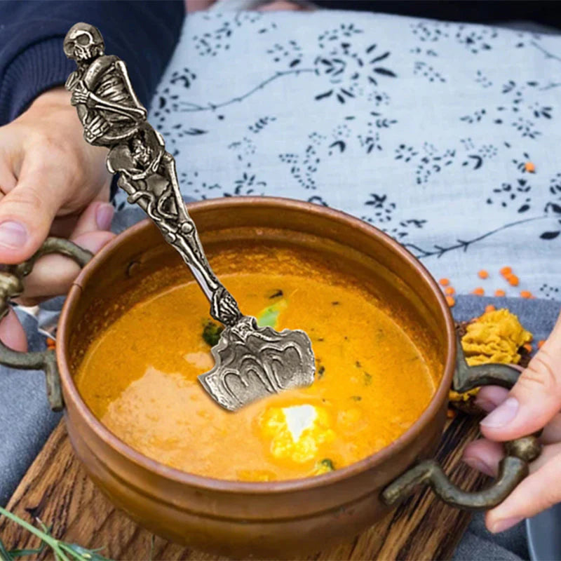 Halloween Bestik Sæt med Skelet Design til Festlige Anledninger