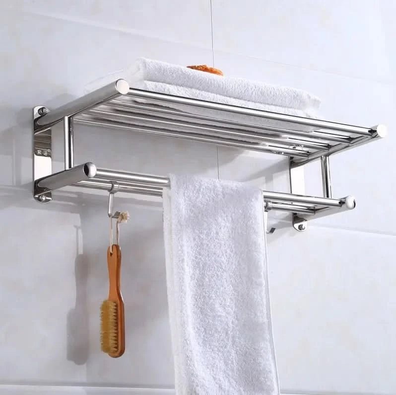 Håndklædestang til Badeværelse Minimalistisk Design Vægmontering