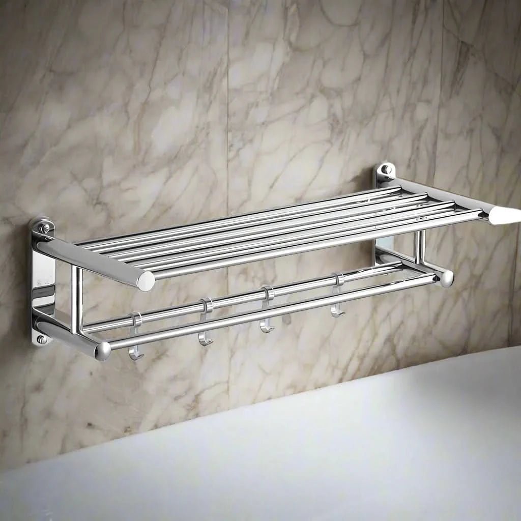 Håndklædestang til Badeværelse Minimalistisk Design Vægmontering