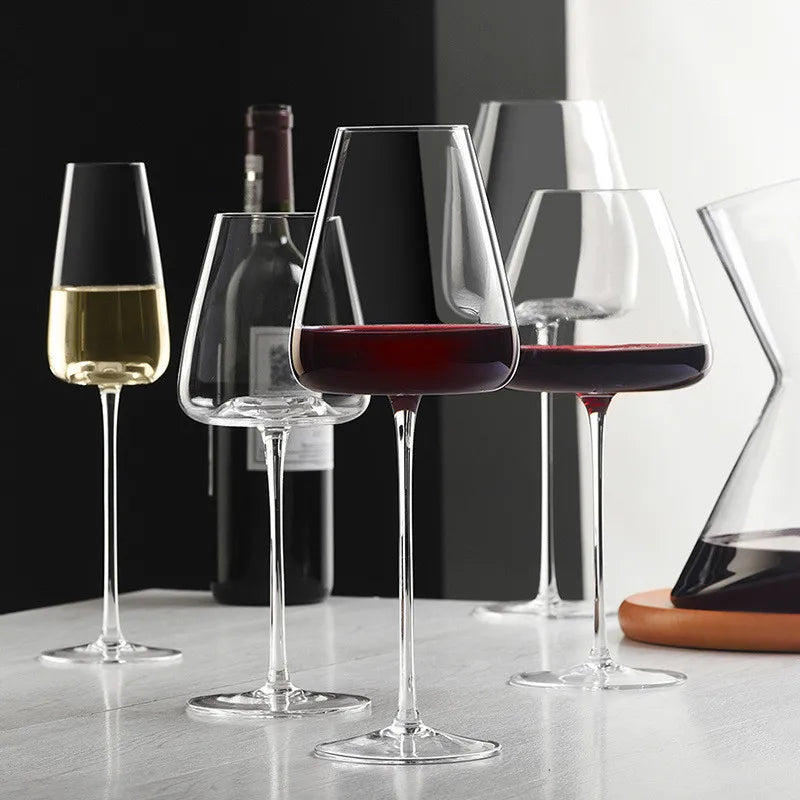 Håndlavede Krystal Vin- og Champagneglas