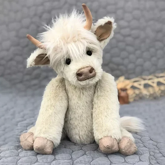 Håndlavet Highland Cow Plys Legetøj