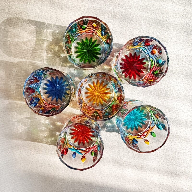 Håndmalet Murano Glas Drikkeglas