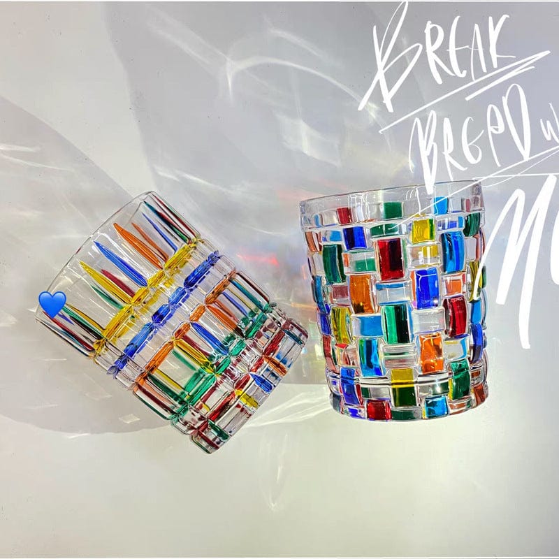 Håndmalet Murano Glas Drikkeglas