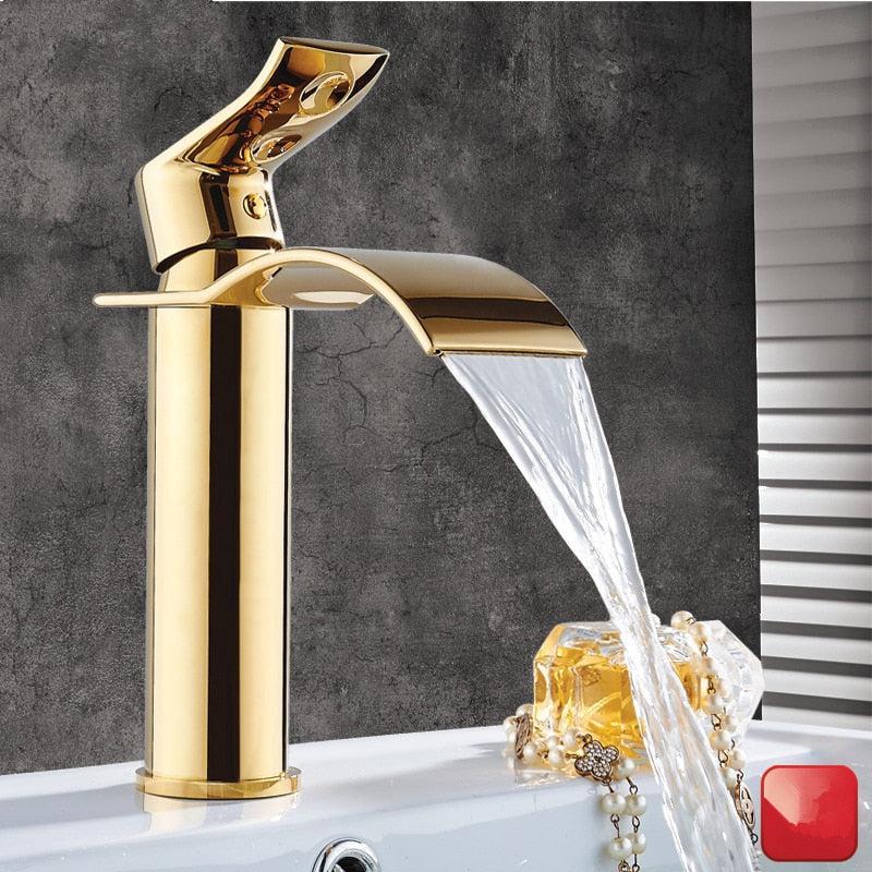 Håndvaskarmatur Vandfaldsdesign