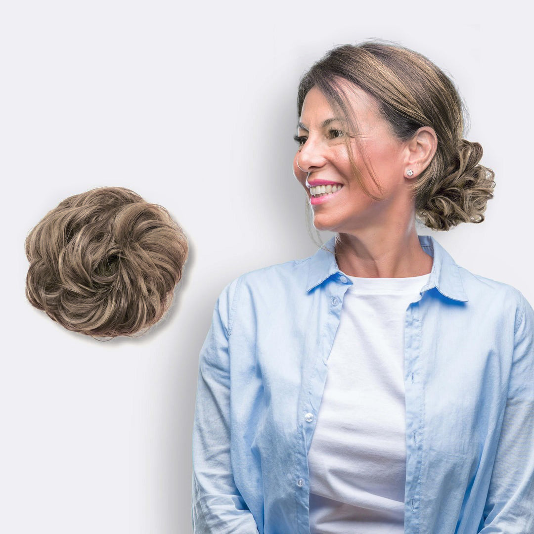 Hår Scrunchie til Hestehale og Bolle