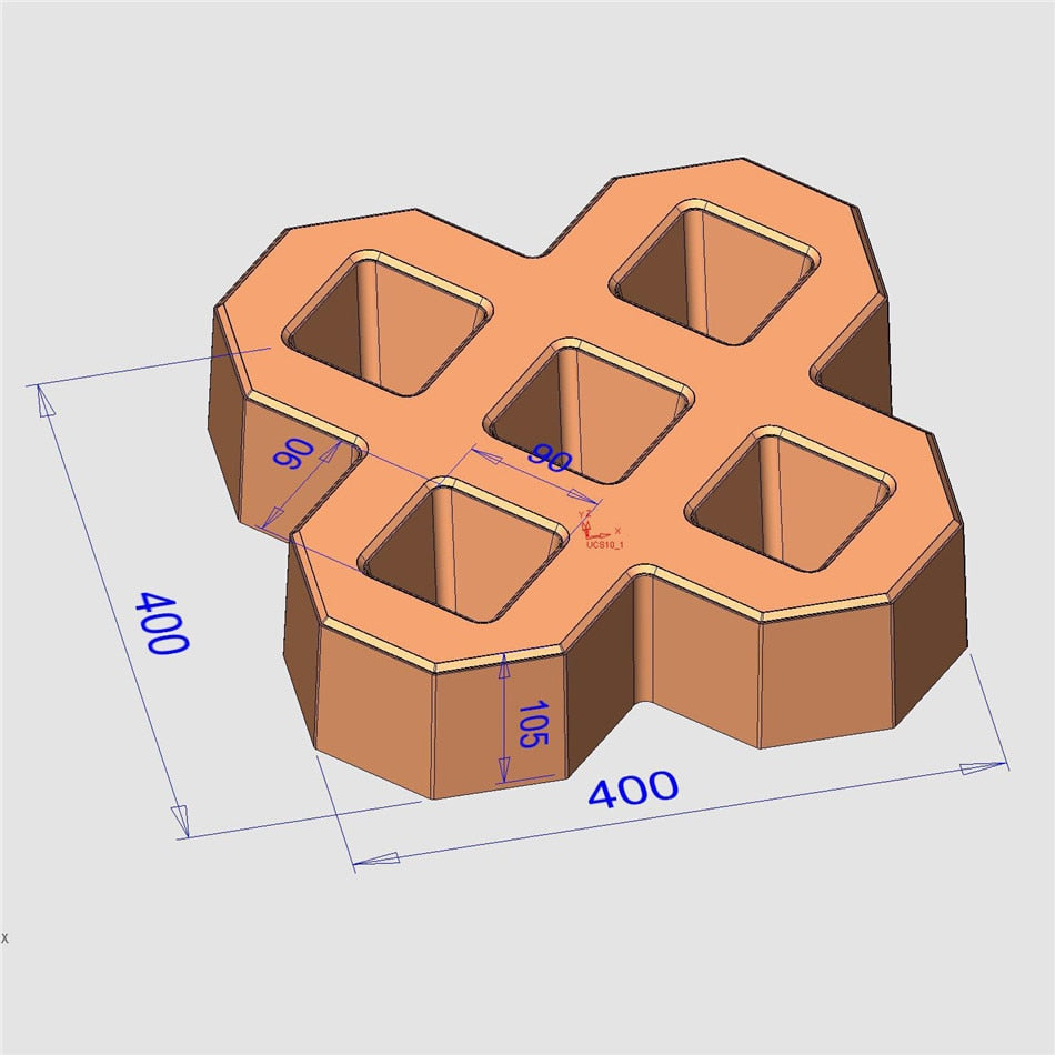 Havestier Brolæggerform Firkantet Design